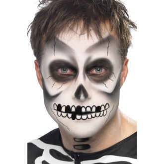 Halloween, strašidelné kostýmy - Make up Sada kostlivec