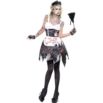 Halloween, strašidelné kostýmy - Dámský kostým Zombie pokojská