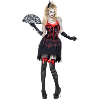 Halloween, strašidelné kostýmy - Dámský kostým Zombie burleska