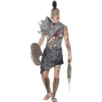 Halloween, strašidelné kostýmy - Pánský kostým Zombie gladiátor