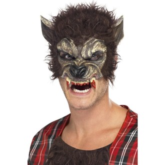 Masky - Maska Vlkodlak poloviční maska pro dospělé