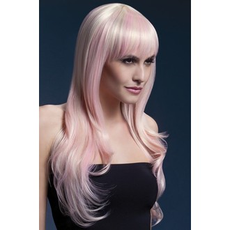 Paruky - Paruka Sienna blond s nádechem růžové