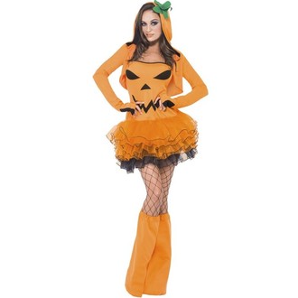 Kostýmy - Dámský kostým Sexy dýně