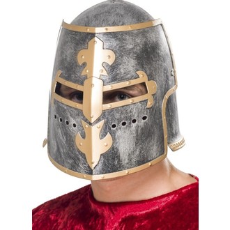 Historické kostýmy - Helma Středověký křížák pro dospělé