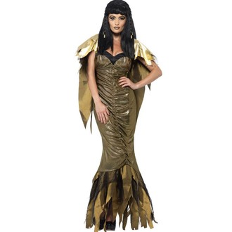 Historické kostýmy - Dámský kostým Temná Kleopatra
