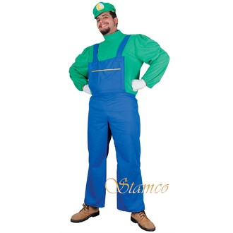 Kostýmy - Pánský kostým Luigi