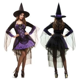 Kostýmy - Kostým Čarodějnice fialová