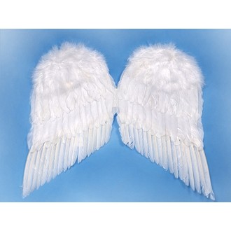 Mikuláš - Čert - Anděl - Péřová andělská křídla