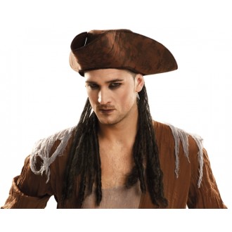 Piráti - Klobouk Pirát s dredy