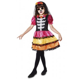 Halloween, strašidelné kostýmy - Dětský kostým Kostlivka
