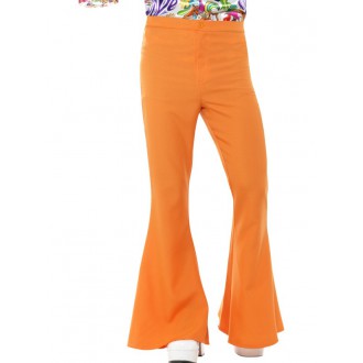 Kostýmy - Kalhoty Hippie oranžové