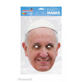 Masky - Papírová maska Papež František