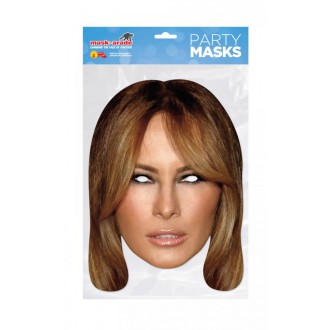 Masky - Papírová maska Melania Trumpová