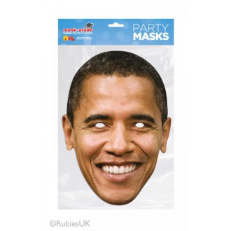 Masky - Papírová maska Barack Obama