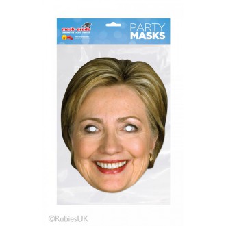 Masky - Papírová maska Hillary Clintonová