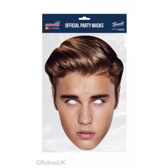 Masky - Papírová maska Justin Bieber