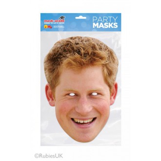 Masky - Papírová maska Princ Harry
