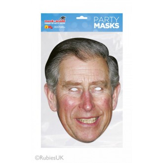 Masky - Papírová maska Princ Charles