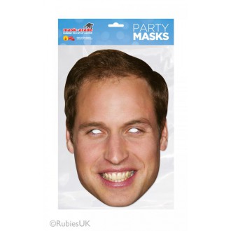 Masky - Papírová maska Princ William
