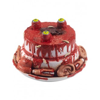 Halloween, strašidelné kostýmy - Zombie dort latex