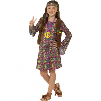 Hippie - Dětský dívčí kostým Hippie