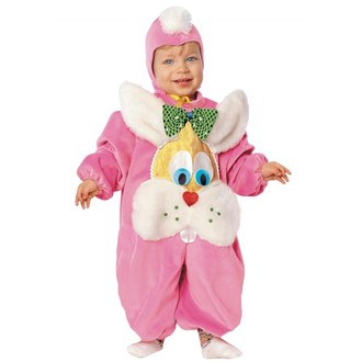 Kostýmy - Dětský kostým Zajíček růžový