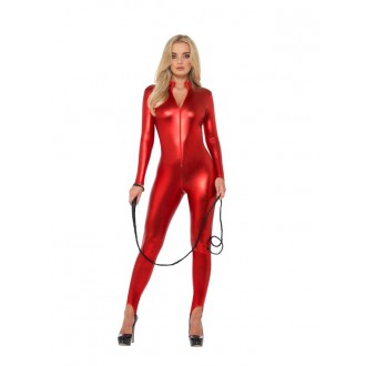 Kostýmy - Kostým Kočičí oblek červený
