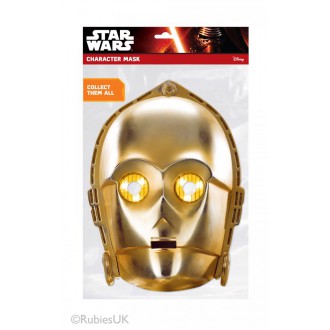 Masky - Papírová maska C-3PO