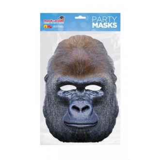 Masky - Papírová maska Gorila