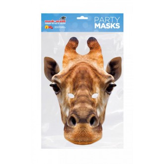 Masky - Papírová maska Žirafa
