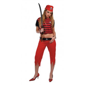 Výprodej Karneval - Kostým Pirátka Red
