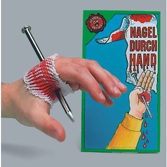 Zábavné předměty - Hřebík skrz ruku