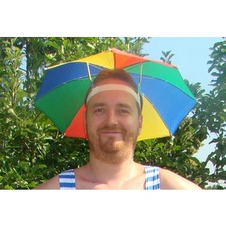 Zábavné předměty - Deštník na hlavu