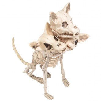 Halloween, strašidelné kostýmy - Kostra trojhlavého psa