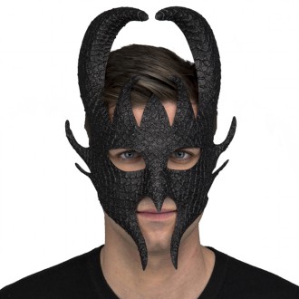 Masky - maska čert černá