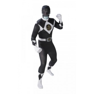 Televizní hrdinové - Kostým Black Ranger Mighty Morphin Powers Ran