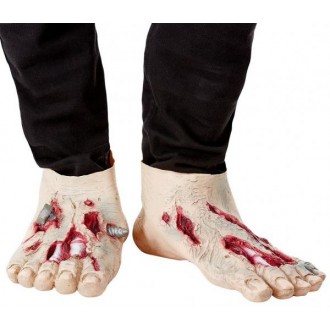 Halloween, strašidelné kostýmy - Zombie nohy