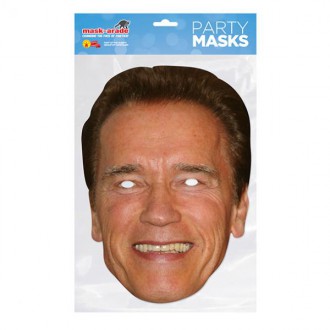 Masky - Papírová maska Arnold Schwarznegger