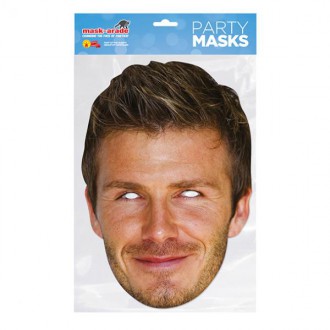 Masky - Papírová maska David Beckham