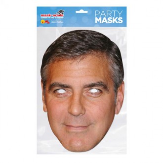 Masky - Papírová maska George Clooney