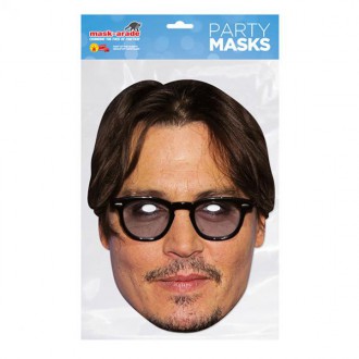 Masky - Papírová maska Jonny Depp