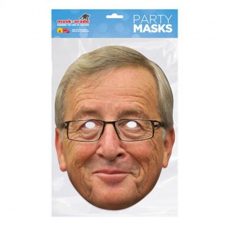 Masky - Papírová maska Jean Claude Juncker