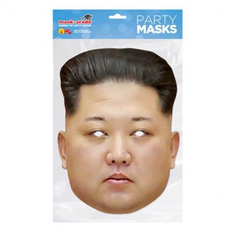 Masky - Papírová maska Kim Jong Un