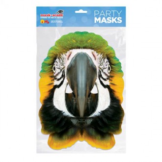 Masky - Papírová maska Papoušek