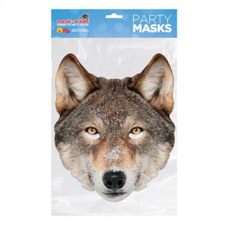Masky - Papírová maska Vlk
