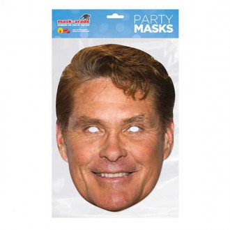 Masky - Papírová maska David Hasselhoff