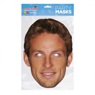 Masky - Papírová maska Jenson Button