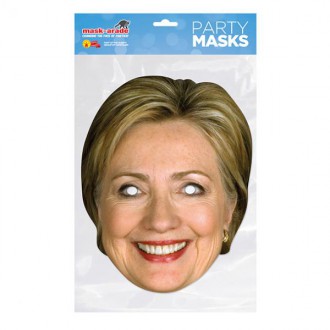 Masky - Papírová maska Hillary Clintonová