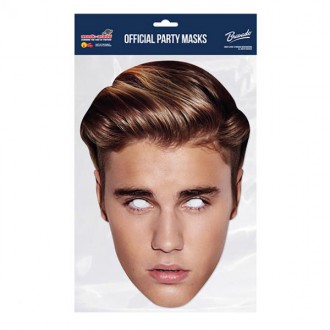 Masky - Papírová maska Justin Bieber