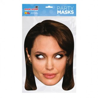 Masky - Papírová maska Angelina Jolie